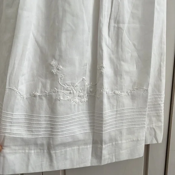Isabel Garreton Beaded Pearl Christening Gown with Bonnet